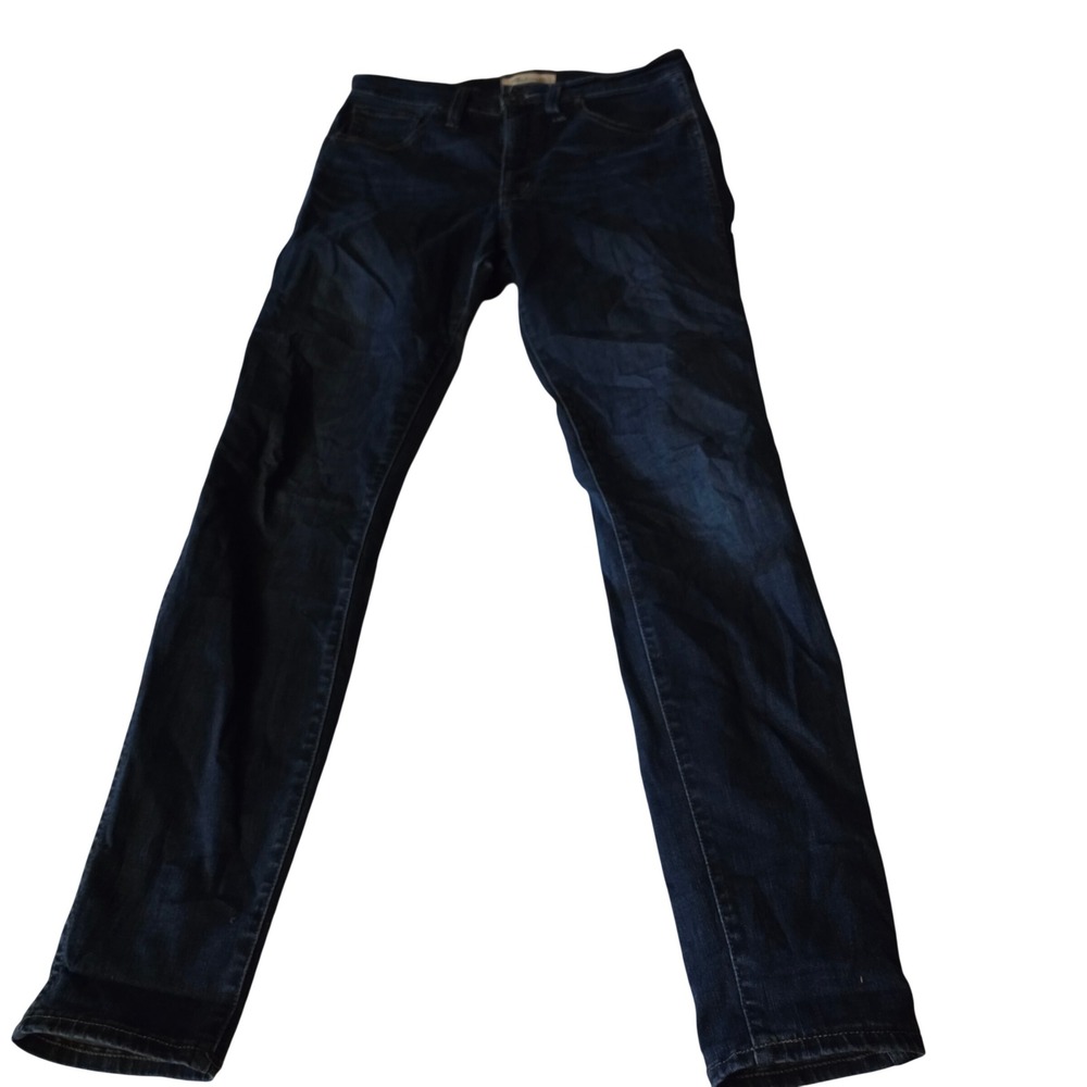Madewell 10 High-Rise Skinny Jeans Women 27 Dark Wash Denim Stretch Indigo